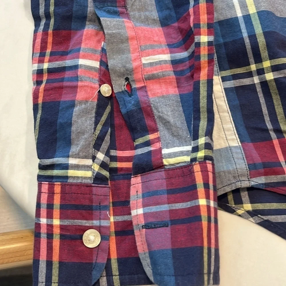 Tailored by Jcrew Summer Plaid Shirt - Picture 2 of 7